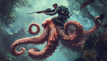 The octopus riders MJ